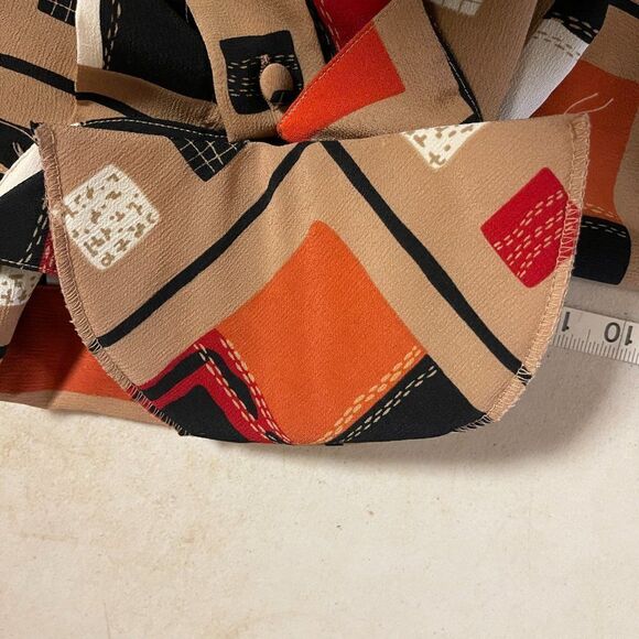 Alfred Dunner Retro Long Pleated Front Sleeve Blouse Plus Size Curvy 18 - Picture 10 of 10